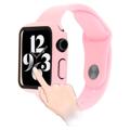 Apple Watch Series 7/8 Plastikcover med Skærmbeskytter - 45mm - Pink