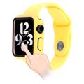 Apple Watch Series 7/8 Plastikcover med Skærmbeskytter - 45mm - Gul