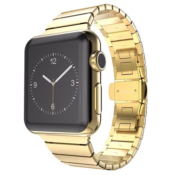 Apple Watch Series 9/8/SE (2022)/7/SE/6/5/4/3/2/1 Rustfrit Stål Spænderem - 41mm/40mm/38mm - Guld