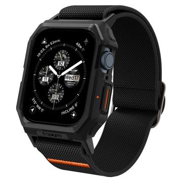 Apple Watch Series 9/8/SE (2022)/7/SE/6/5/4 Spigen Lite Fit Pro-rem med etui - 44 mm, 45 mm - sort