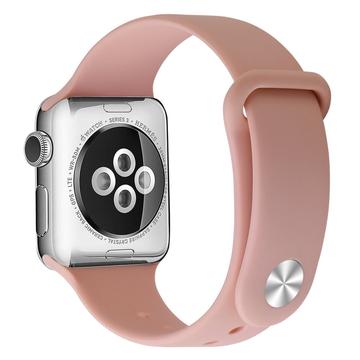 Apple Watch Series SE 3/SE(2023)/11/10/9/8/SE (2022)/7/SE/6/5/4/3/2/1 Soft Silikone Rem - 42mm/41mm/40mm/38mm - Pink