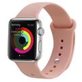 Apple Watch Series SE 3/SE(2023)/11/10/9/8/SE (2022)/7/SE/6/5/4/3/2/1 Soft Silikone Rem - 42mm/41mm/40mm/38mm - Pink