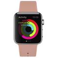 Apple Watch Series SE 3/SE(2023)/11/10/9/8/SE (2022)/7/SE/6/5/4/3/2/1 Soft Silikone Rem - 42mm/41mm/40mm/38mm - Pink