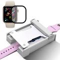 Apple Watch Series SE 3/SE (2023)/SE (2022)/SE/6/5/4 Skærmbeskytter med støvfrit monteringssæt - 40mm - sort kant