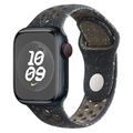 Apple Watch Series Ultra 2/Ultra/9/8/SE (2022)/7/SE/6/5/4/3/2/1 Lippa Flour Silikonerem - 49mm/45mm/44mm/42mm - Sort