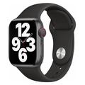 Apple Watch Series Ultra 2/Ultra/9/8/SE (2022)/7/SE/6/5/4/3/2/1 Lippa Silikonerem - 49mm/45mm/44mm/42mm - Sort