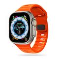 Apple Watch Series Ultra 2/Ultra/9/8/SE (2022)/7/SE/6/5/4/3/2/1 Tech-Protect IconBand Line Silikonerem - 49mm/45mm/44mm/42mm - Orange