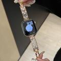Apple Watch Ultra 3/2/Ultra/11/10/9/8/7/6/5/4/3/2/1/SE 2025/2022/2020 Luksusarmbånd i kobber - Rosaguld