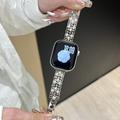 Apple Watch Ultra 3/2/Ultra/11/10/9/8/7/6/5/4/3/2/1/SE 2025/2022/2020 Luksusarmbånd i kobber - sølv