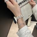 Apple Watch Ultra 3/2/Ultra/11/10/9/8/7/6/5/4/3/2/1/SE 2025/2022/2020 Luksusarmbånd i kobber - Stjernelys