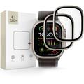 Apple Watch Ultra/Ultra 2/Ultra 3 Tech-Protect Glass Ring Skærmbeskyttelse Hærdet Glas - 9H, 2 stk.