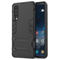 Armor Series Huawei P30 Hybrid Cover med Stand - Sort