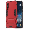 Armor Series Huawei P30 Hybrid Cover med Stand - Rød