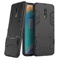 Armor Series OnePlus 6T Hybrid Cover med Stand - Sort