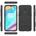 Armor Series OnePlus 6T Hybrid Cover med Stand - Sort