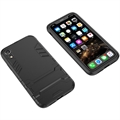 iPhone XR Armor Series Hybrid Cover med Stand - Sort