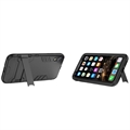 iPhone XR Armor Series Hybrid Cover med Stand - Sort