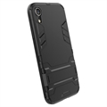iPhone XR Armor Series Hybrid Cover med Stand - Sort