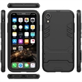 iPhone XR Armor Series Hybrid Cover med Stand - Sort