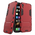 iPhone XR Armor Series Hybrid Cover med Stand - Rød