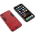 iPhone XR Armor Series Hybrid Cover med Stand - Rød