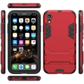 iPhone XR Armor Series Hybrid Cover med Stand - Rød