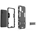 Armor Series OnePlus Nord N100 Hybrid Cover med Stand - Sort