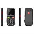 Artfone C1 Mobiltelefon til Ældre med SOS - Dual SIM - Sort / Grå