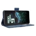 Asus ROG Phone 9 Kortholder Pung Etui - Blå