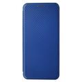 Asus Zenfone 11 Ultra Flip Cover - Karbonfiber - Blå