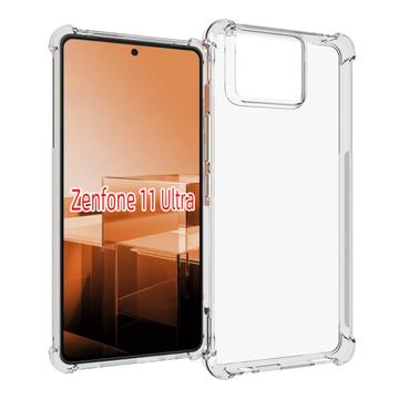 Asus Zenfone 11 Ultra Stødsikkert TPU Cover - Gennemsigtig