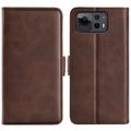 Asus Zenfone 12 Ultra pungetui med magnetisk lukning - kalvetekstur - brun