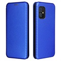 Asus Zenfone 8 Flip Cover - Karbonfiber - Blå