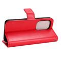 Asus Zenfone 9 Pung Taske med Magnetisk Lukning - Rød