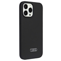 iPhone 13 Pro Max Audi Metal Logo Silikone Cover - Sort