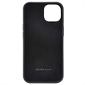 iPhone 14 Audi Metal Logo Silikone Cover - Sort