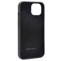 iPhone 14 Audi Metal Logo Silikone Cover - Sort