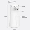 Automatisk flydende sæbedispenser med sensor til bad/køkken 400ml - Hvid