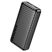 Awei P6K Pro 20000mAh powerbank - 2xUSB-A/USB-C - sort