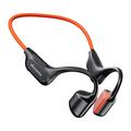 Azeada AZ-BN03 Sports-øretelefoner med knogledækning til udendørs brug - Sort / orange