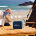 Azeada AZ-S01 5W vandtæt bærbar Bluetooth-højttaler - blå