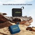 Azeada AZ-S01 5W vandtæt bærbar Bluetooth-højttaler - blå