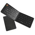 B023 68-tangenters magnetisk foldbart trådløst tastatur med telefonholder - QWERTY