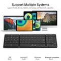 B089 Sammenklappeligt trådløst tastatur med numerisk tastatur - 81 taster