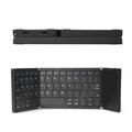 B089 Foldbart trådløst tastatur med touchpad - 81 taster - sort