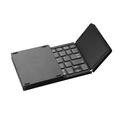 B089 Foldbart trådløst tastatur med touchpad - 81 taster - sort