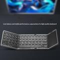 B089 Foldbart trådløst tastatur med touchpad - 81 taster