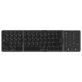 B089 ST Ultratyndt Bluetooth-tastatur med tre folde og smart trackpad - Sort