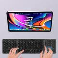 B089 ST Ultratyndt Bluetooth-tastatur med tre folde og smart trackpad - Sort