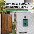 B10 Solcelledrevet ultrasonisk dyreafskrækker - vægmontering - grøn